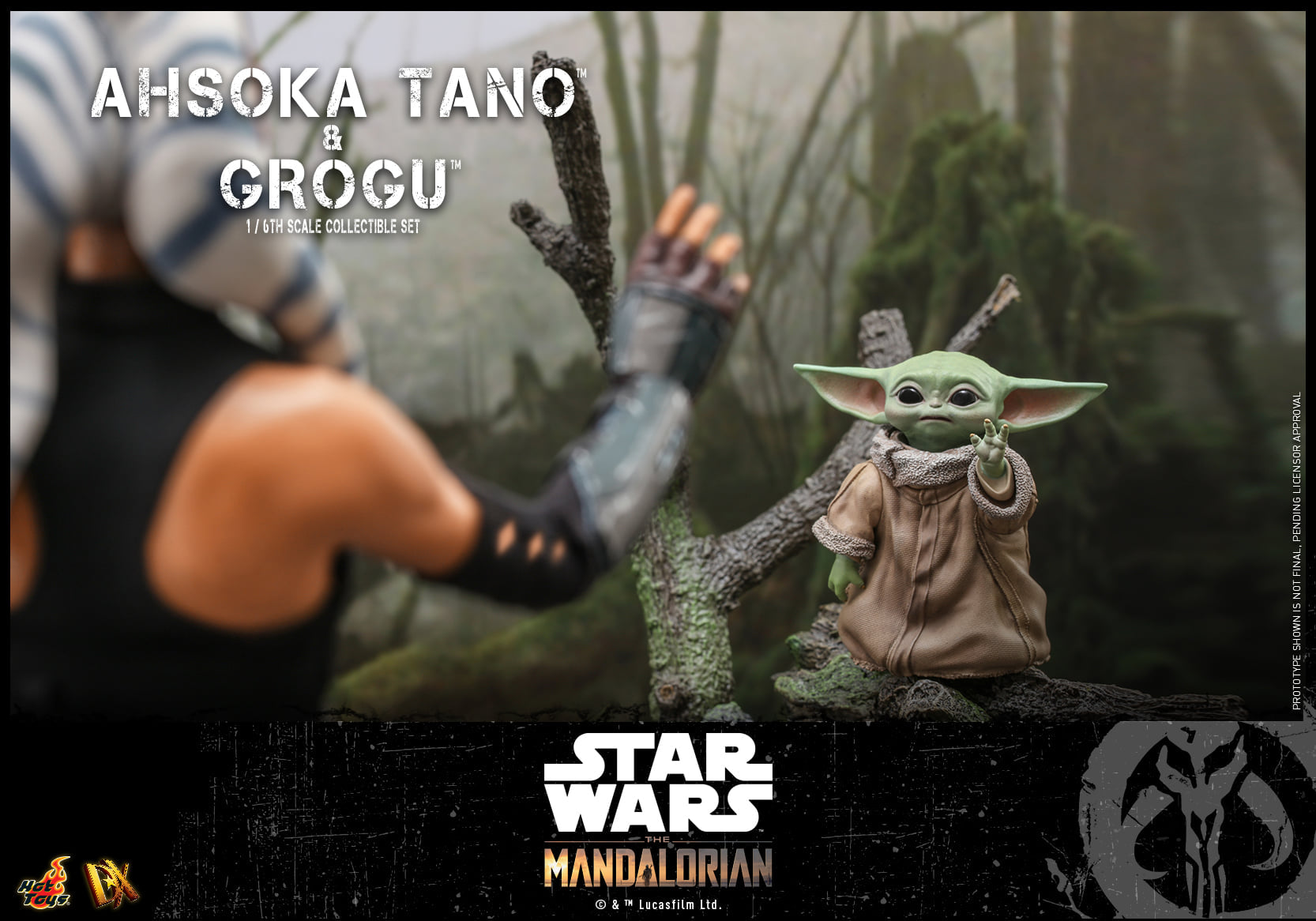 Hot Toys - DX21 - Star Wars: The Mandalorian - Ahsoka Tano & Grogu - Marvelous Toys