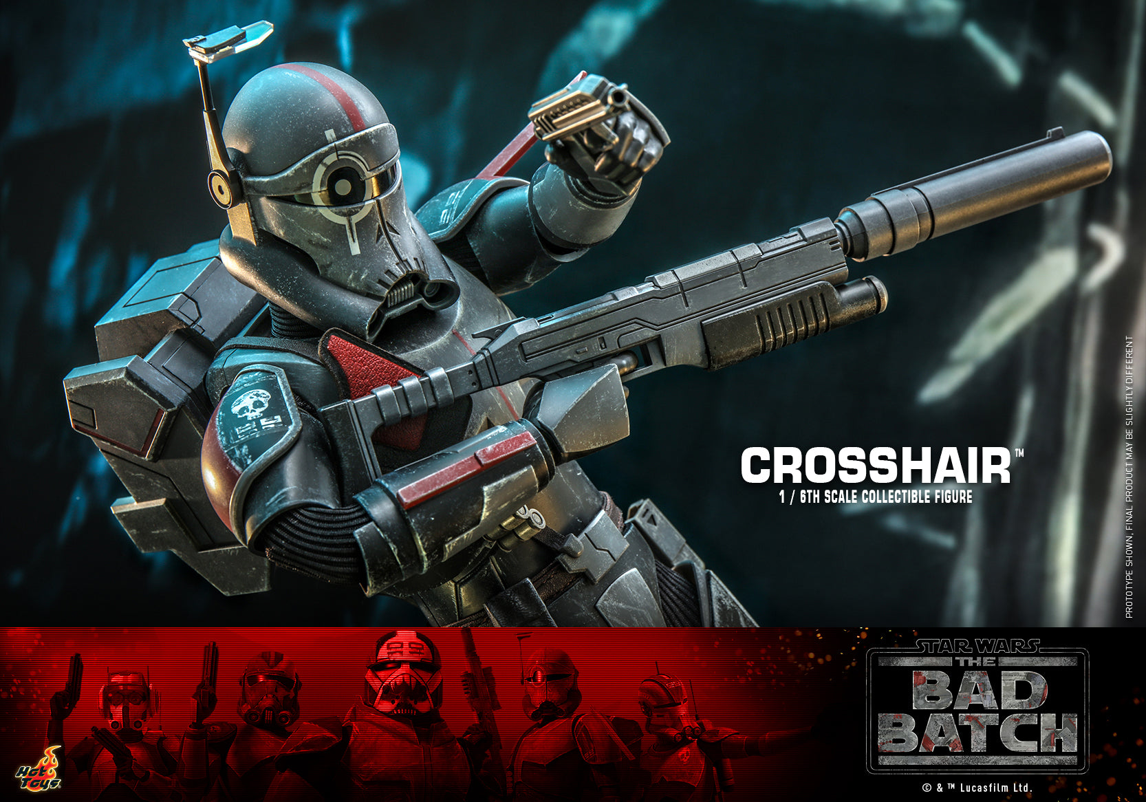 Hot Toys - TMS087 - Star Wars: The Bad Batch - Crosshair - Marvelous Toys