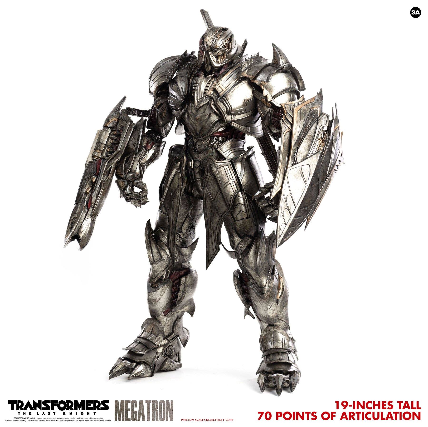 ThreeA - Premium Scale Collectible Series - Transformers: The Last Knight - Megatron (Deluxe) - Marvelous Toys