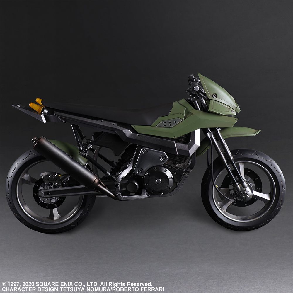 Square Enix - Play Arts Kai - Final Fantasy VII Remake - Jessie & Motorcycle Set - Marvelous Toys