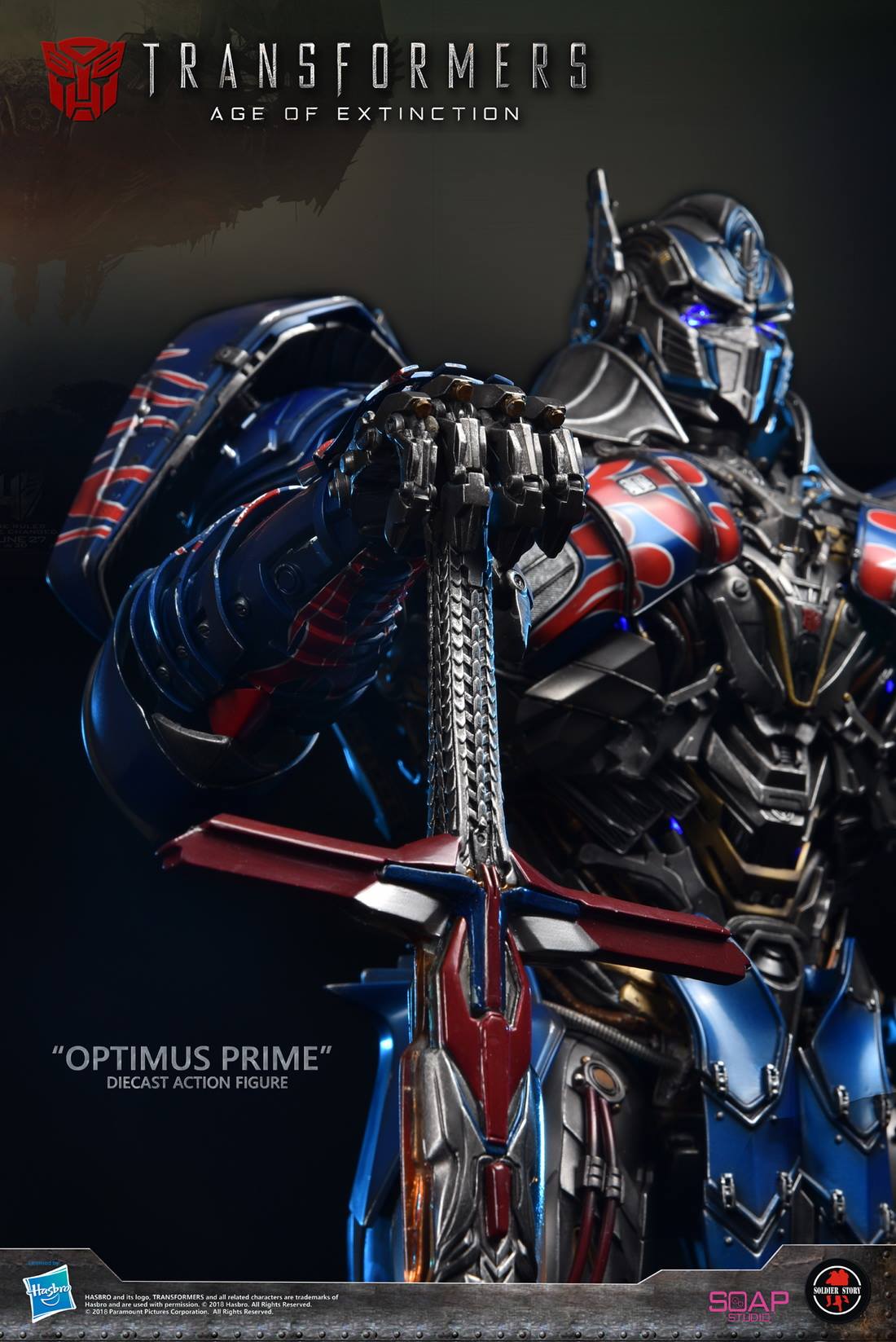 Soldier Story x Soap Studio - Transformers: Age of Extinction - Optimus Prime Diecast Action Figure - Marvelous Toys