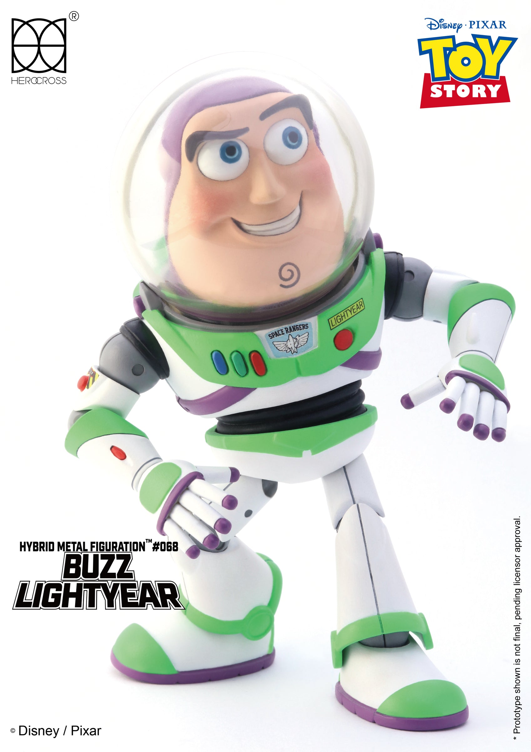 Herocross - Hybrid Metal Figuration - HMF068 - Toy Story - Buzz Lightyear - Marvelous Toys