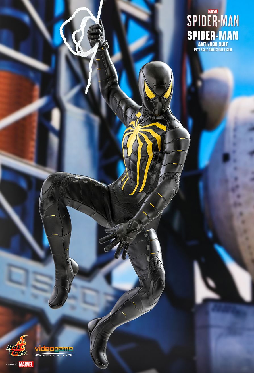Hot Toys - VGM44 - Marvel&#39;s Spider-Man - Spider-Man (Anti-Ock Suit) - Marvelous Toys