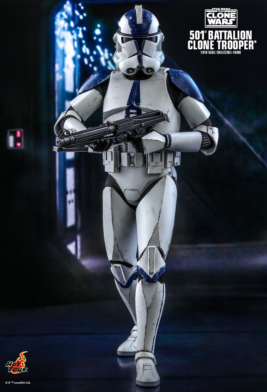 Hot Toys - TMS022 - Star Wars: The Clone Wars - 501st Battalion Clone Trooper - Marvelous Toys