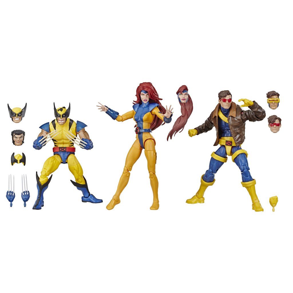 Hasbro - Marvel Legends - Marvel Comics 80th Anniversary - X-Men - Cyclops, Jean Grey & Wolverine - Marvelous Toys