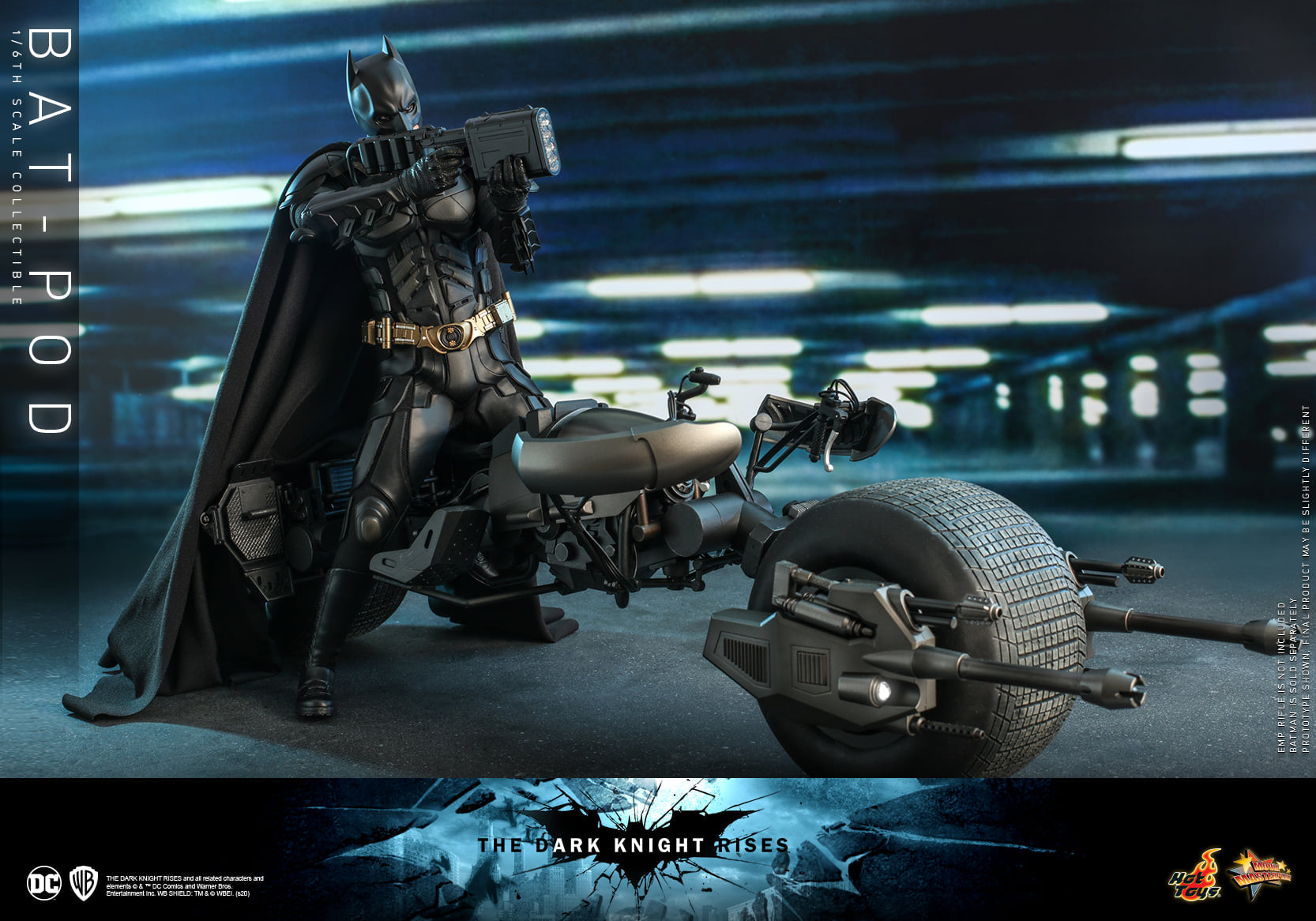 Hot Toys - MMS591 - The Dark Knight Rises - Bat-Pod (1/6 Scale) - Marvelous Toys