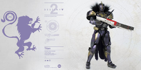 ThreeA - Destiny 2 - Titan (Golden Trace Shader) (1/6 Scale)