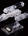 Bandai - Star Wars: Return of the Jedi - Clear Vehicle Model Set (Death Star II, X-Wing, Y-Wing, Millennium Falcon) - Marvelous Toys