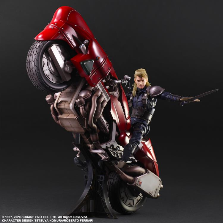 Square Enix - Play Arts Kai - Final Fantasy VII: Remake - Roche &amp; Motorcycle Set - Marvelous Toys