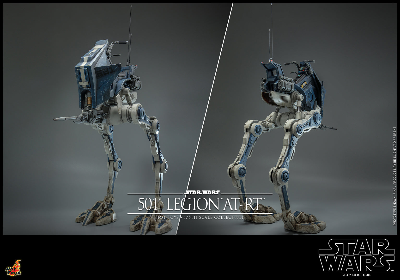 Hot Toys - TMS090 - Star Wars: The Clone Wars - 501st Legion AT-RT - Marvelous Toys