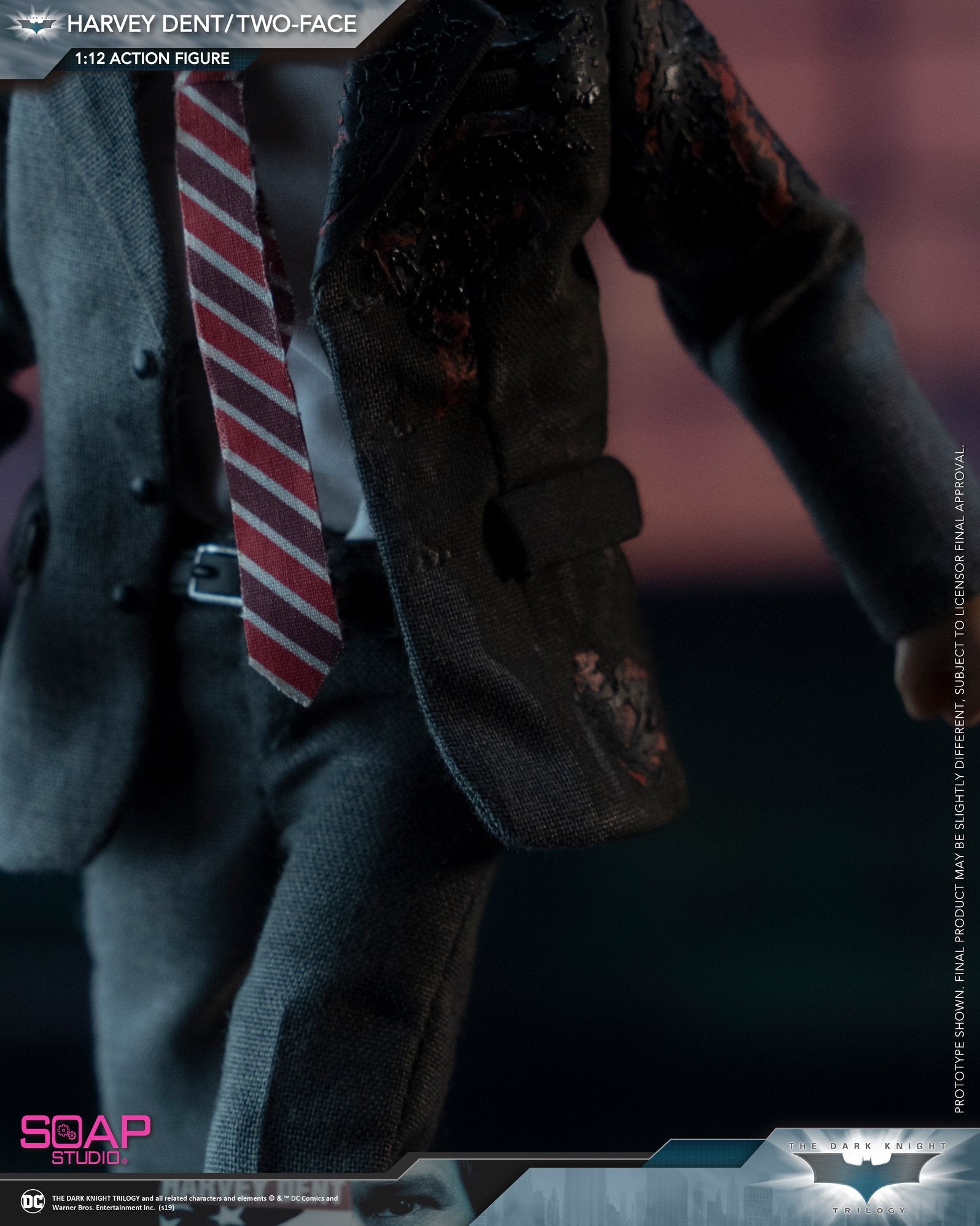 Soap Studio - The Dark Knight - Harvey Dent (Two-Face) (1/12 Scale) - Marvelous Toys