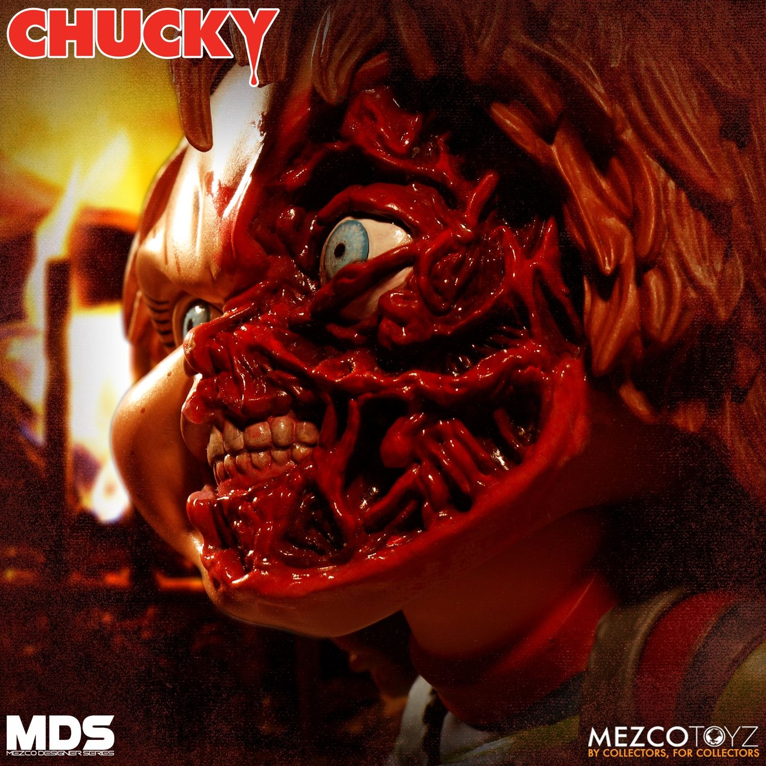 Mezco - Designer Series - Child&#39;s Play - Deluxe Chucky - Marvelous Toys