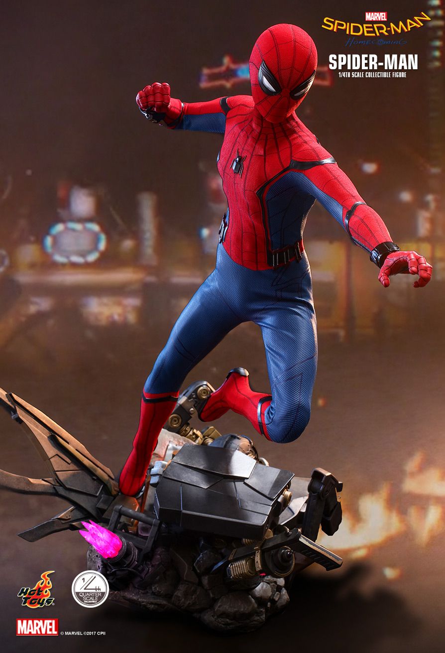 Hot Toys - QS014 - Spider-Man: Homecoming - Spider-Man (1/4 Scale)