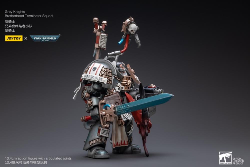 Joy Toy - JT3204 - Warhammer 40,000 - Grey Knights - Terminator Incanus Neodan (1/18 Scale) - Marvelous Toys