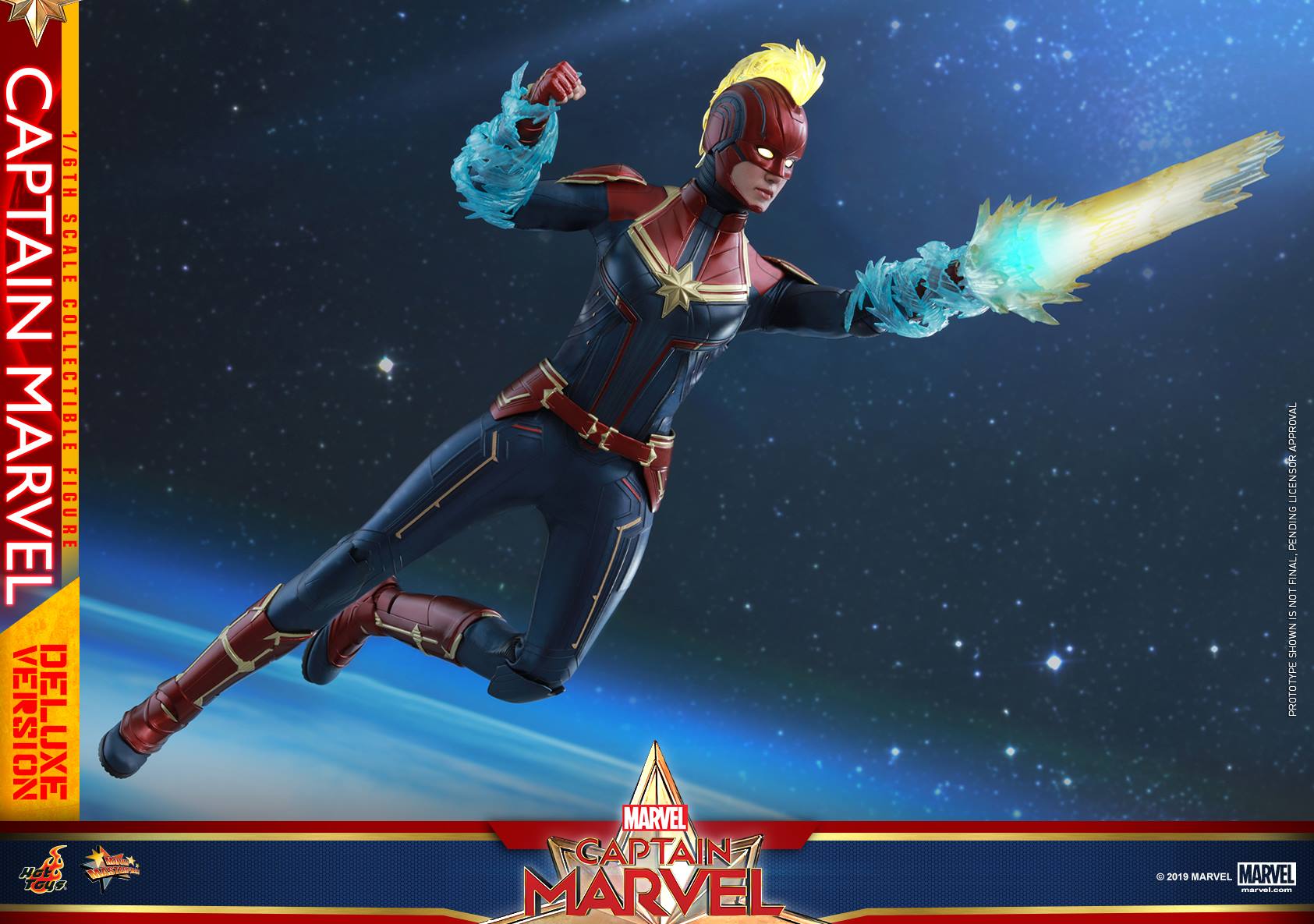 Hot Toys - MMS522 - Captain Marvel - Captain Marvel (Deluxe Version) - Marvelous Toys