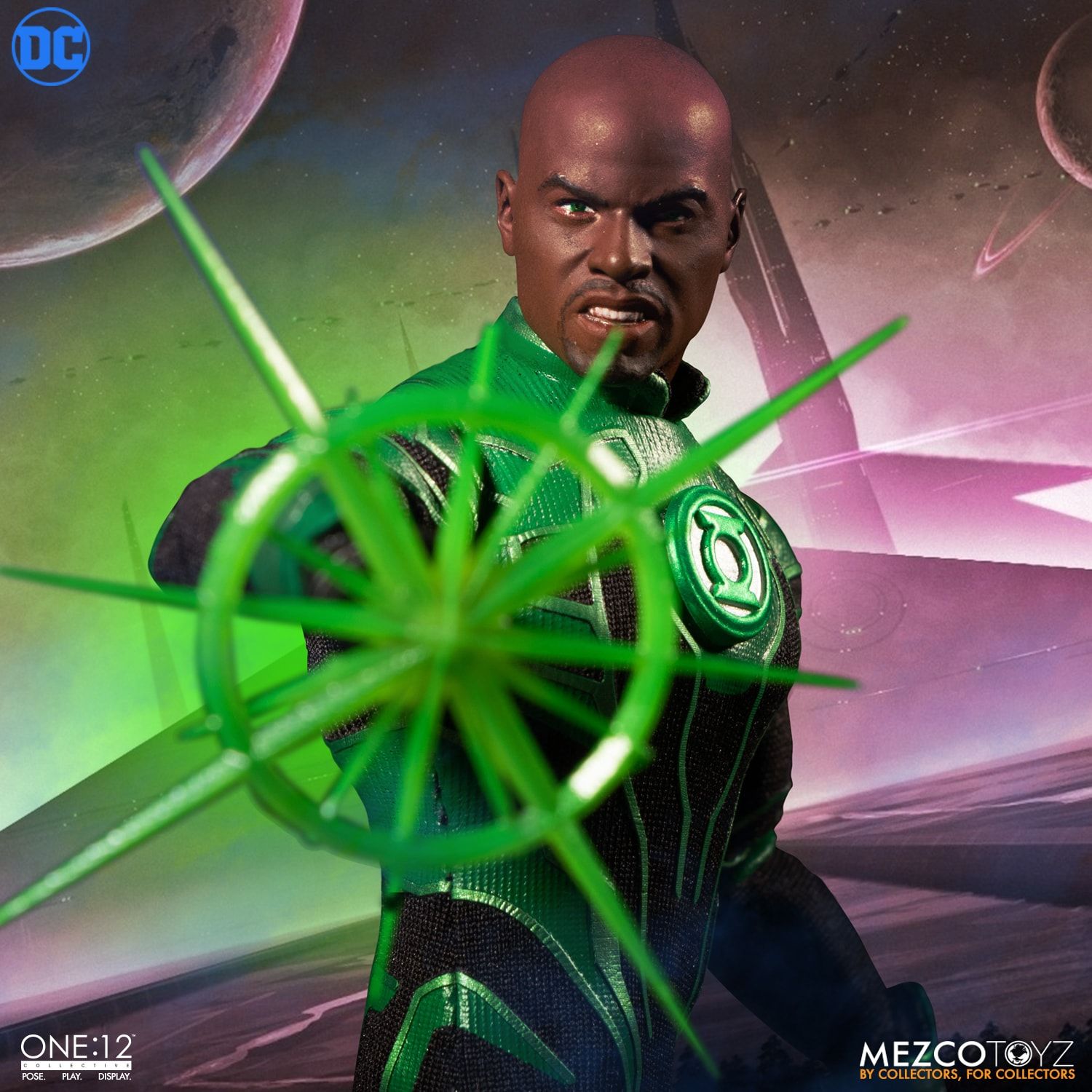 Mezco - One:12 Collective - DC Comics - John Stewart Green Lantern - Marvelous Toys
