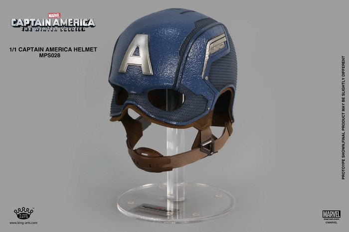 King Arts - MPS028 - Captain America: Civil War - Captain America Helmet (1/1 Scale) (Reissue) - Marvelous Toys