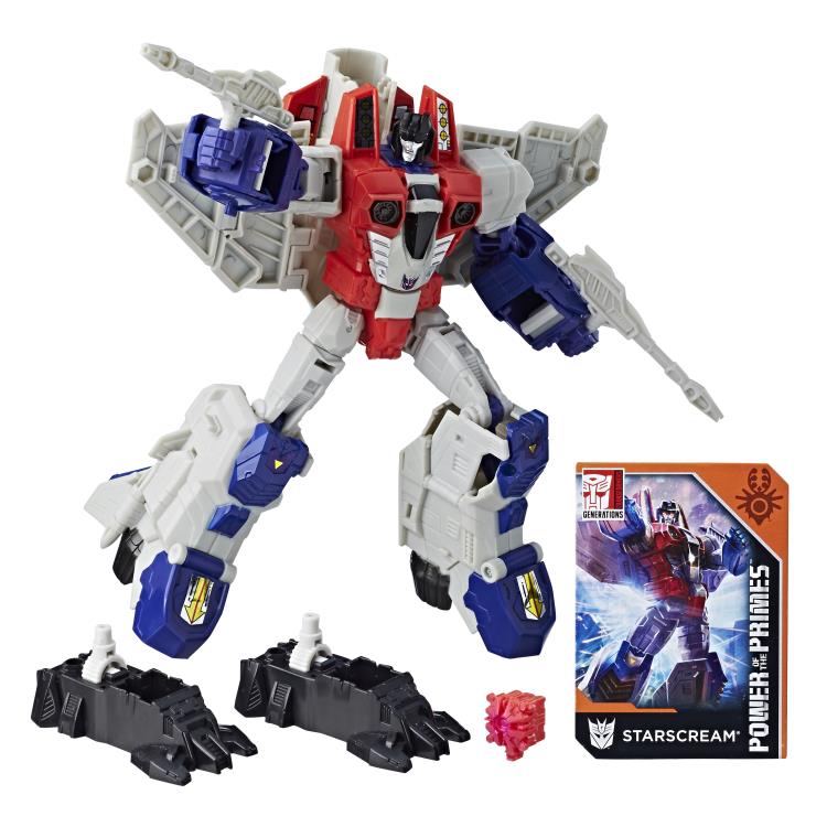 Hasbro - Transformers - Power of the Primes - Voyager Wave 1 (Set of Starscream and Grimlock) - Marvelous Toys