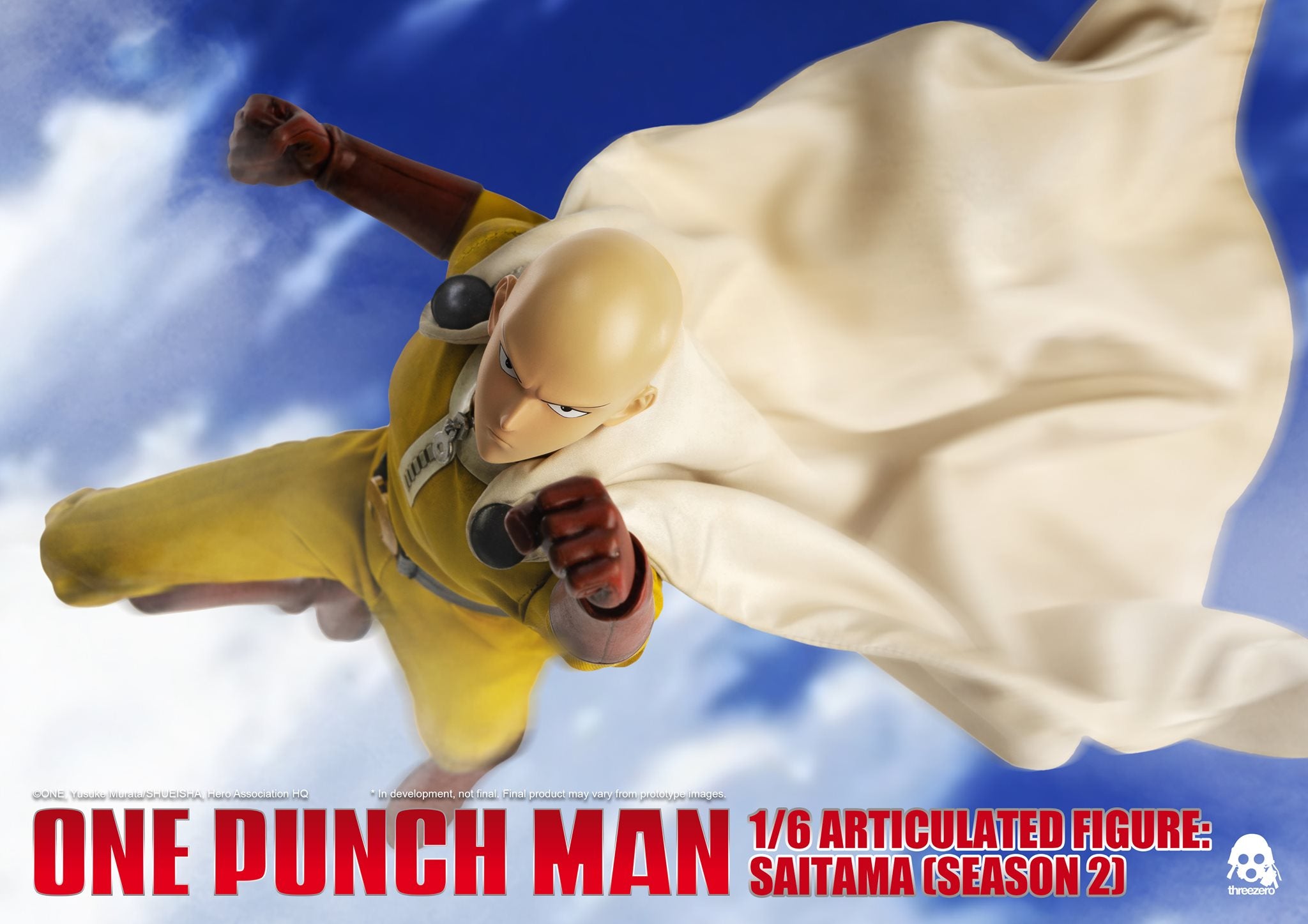 ThreeZero - One Punch Man - Saitama (Season 2) Deluxe Ver. (1/6 Scale) - Marvelous Toys