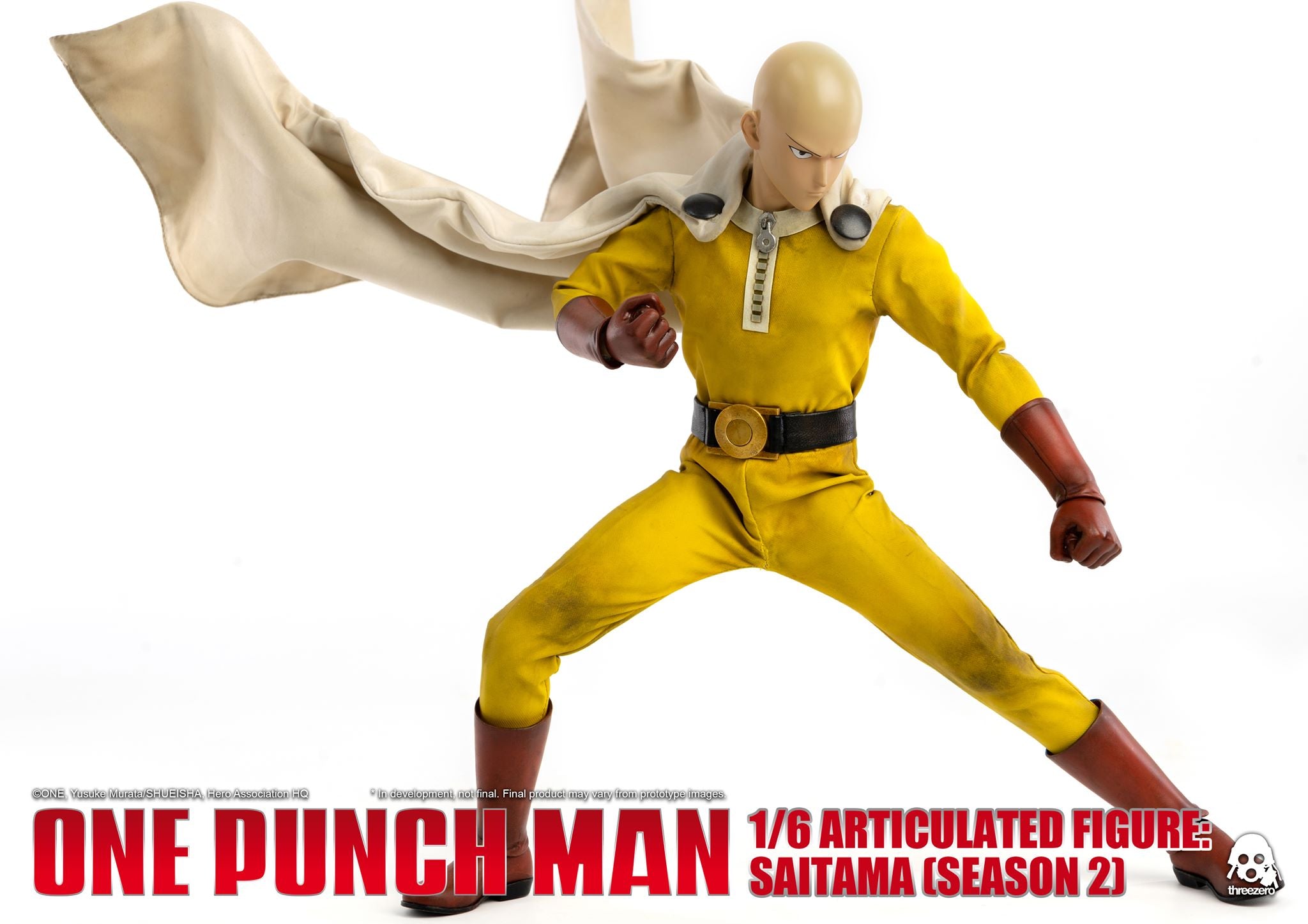 ThreeZero - One Punch Man - Saitama (Season 2) (1/6 Scale) - Marvelous Toys
