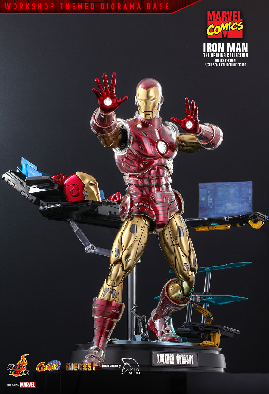 Hot Toys - CMS08D38 - Marvel Comics - The Origins Collections - Iron Man (Deluxe Ver.) - Marvelous Toys