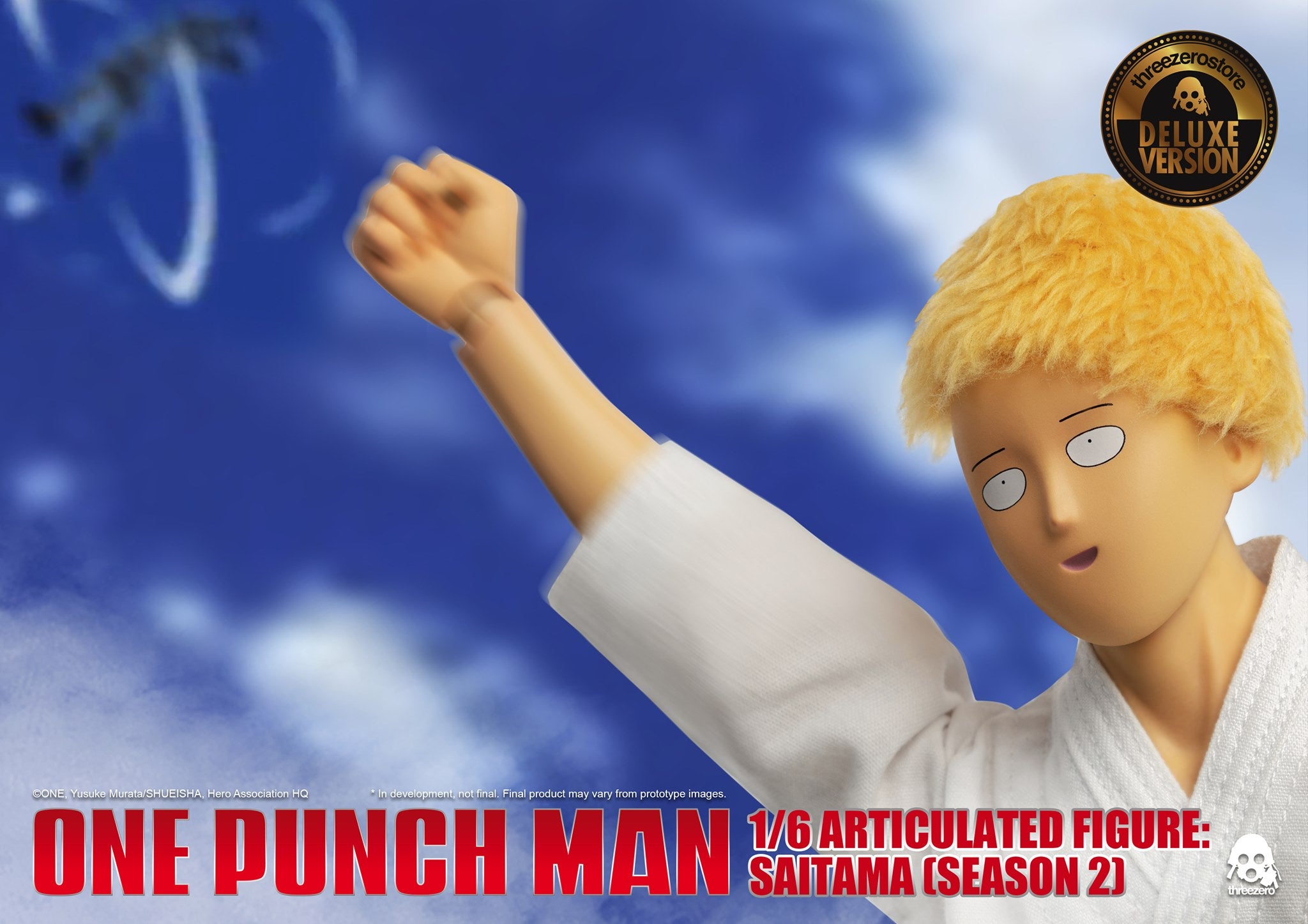 ThreeZero - One Punch Man - Saitama (Season 2) Deluxe Ver. (1/6 Scale) - Marvelous Toys