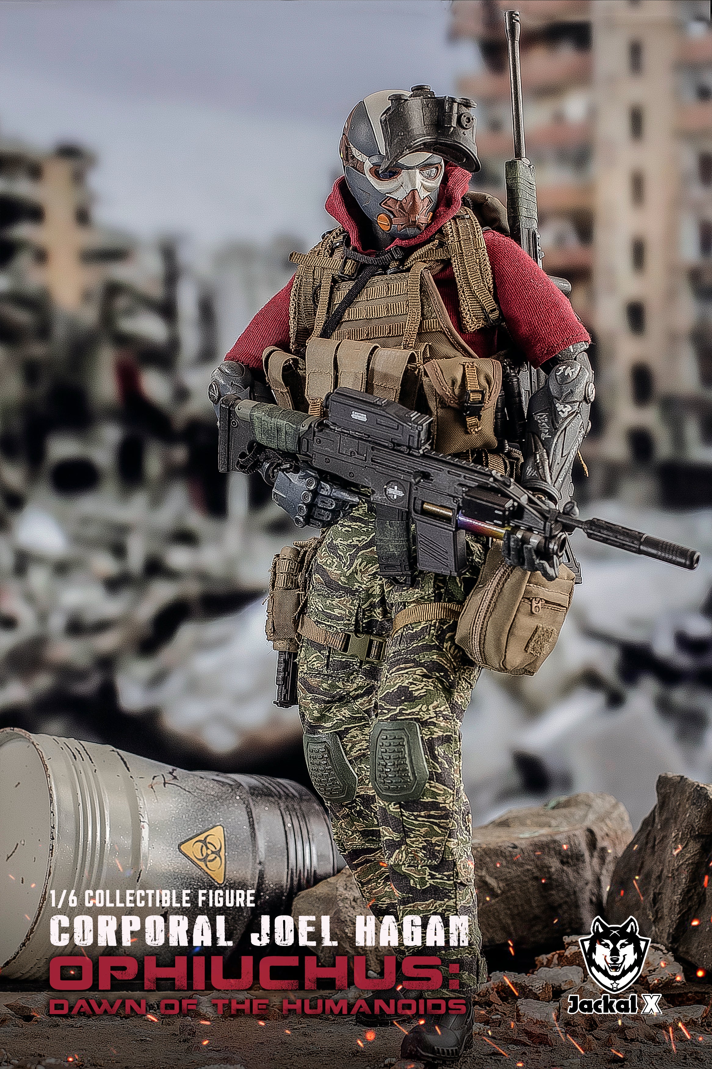 Jackal X - JX003 - Orphiuchus: Dawn of the Humanoids - Corporal Joel Hagan (Normal Version) (1/6 Scale) - Marvelous Toys