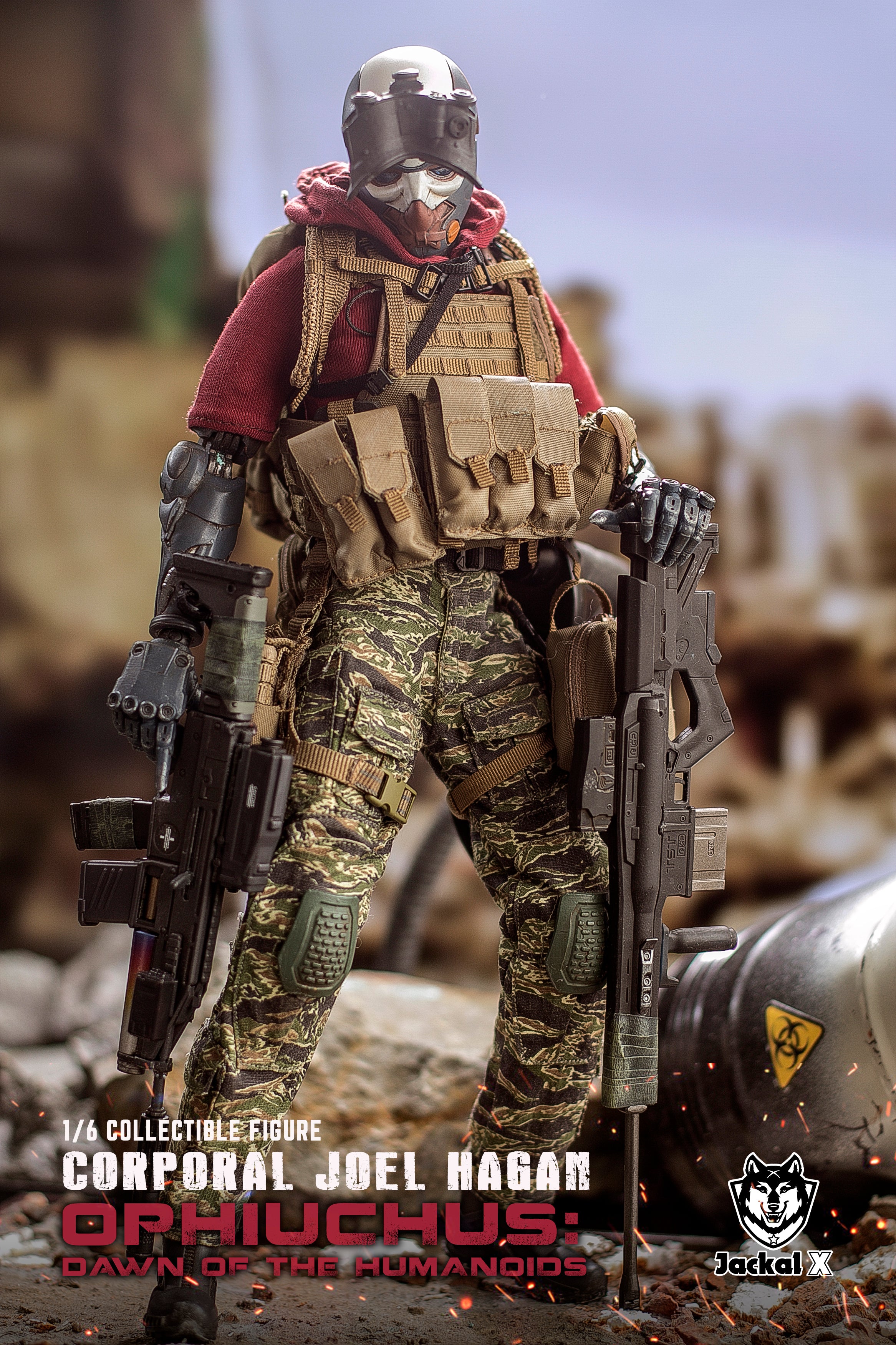 Jackal X - JX003 - Orphiuchus: Dawn of the Humanoids - Corporal Joel Hagan (Normal Version) (1/6 Scale) - Marvelous Toys