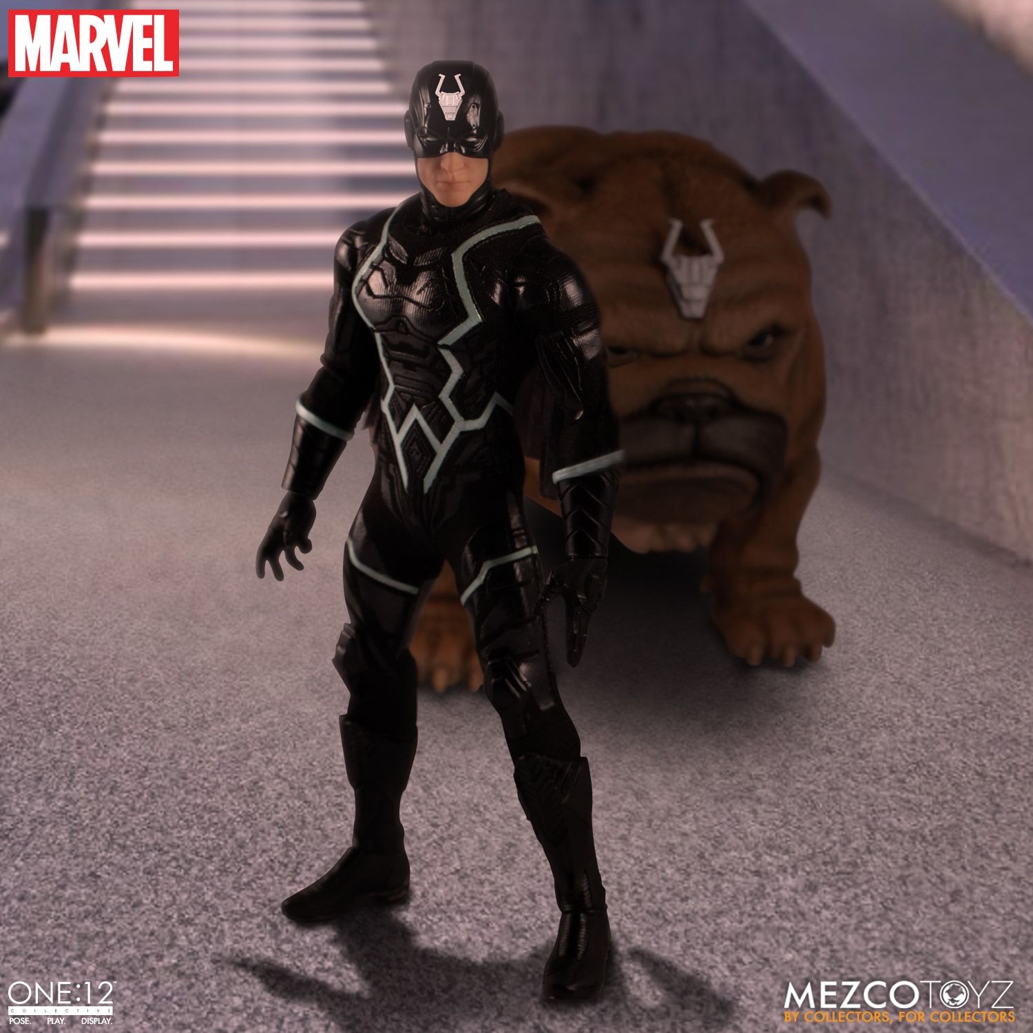 Mezco - One:12 Collective - Marvel - Black Bolt & Lockjaw - Marvelous Toys