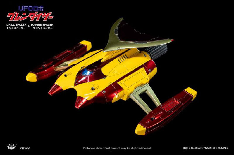 King Arts - KA Scene Series KSS016 - Dynamic Planning - UFO Robot Grendizer - Drill Spazer and Marine Spazer (1/9 Scale) - Marvelous Toys