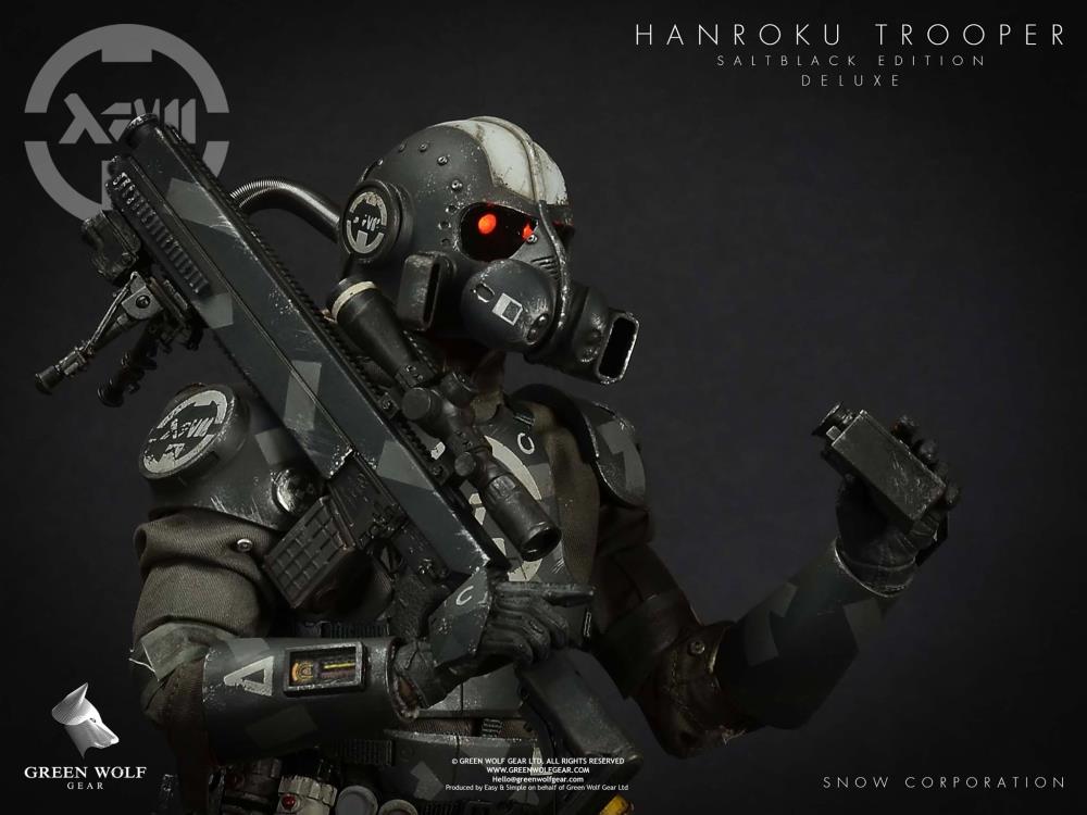 Green Wolf Gear - 13 Project - Hanroku Trooper Salt Black Edition (Deluxe) - Marvelous Toys