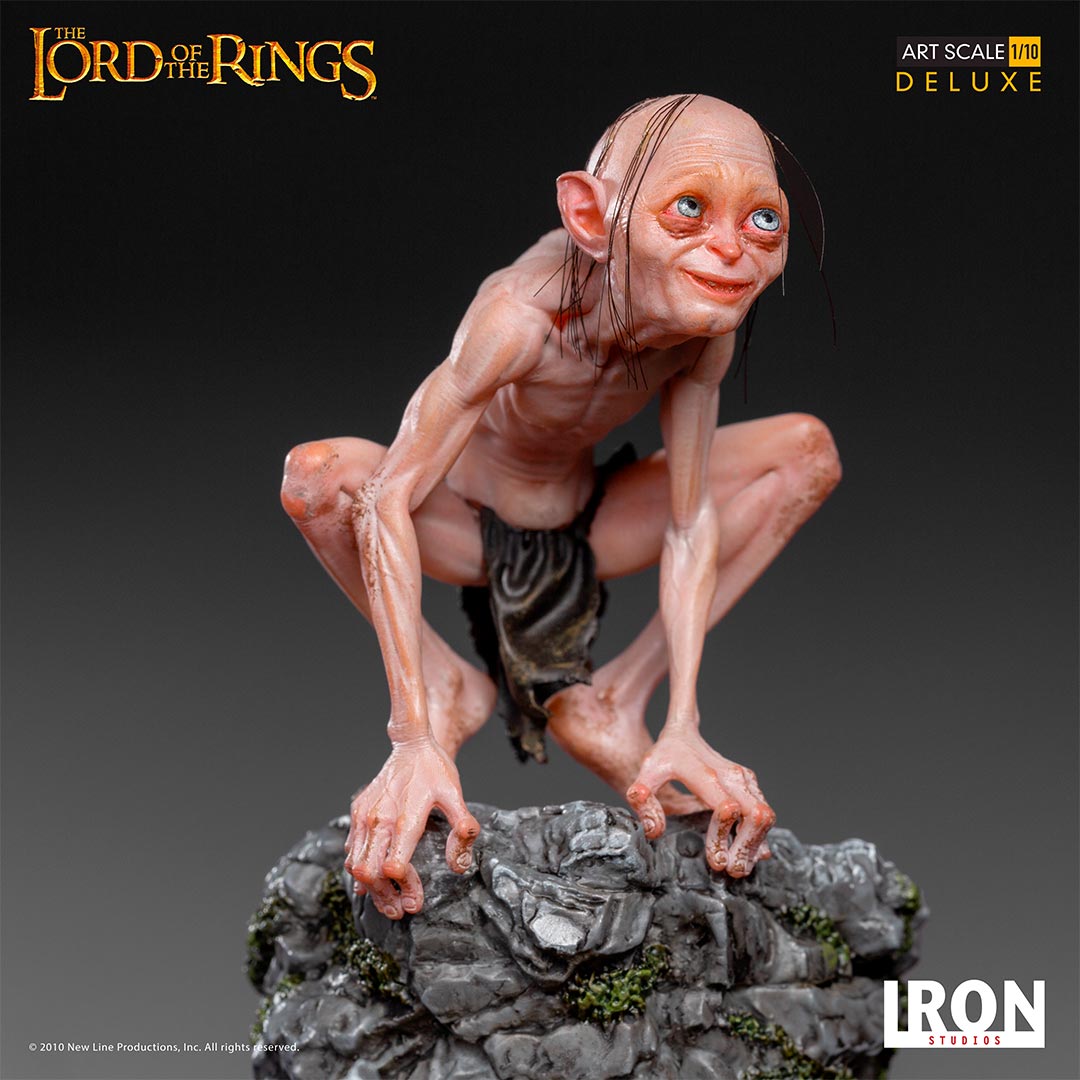 Iron Studios - Deluxe Art Scale 1:10 - The Lord of the Rings - Gollum - Marvelous Toys