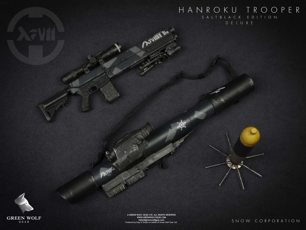 Green Wolf Gear - 13 Project - Hanroku Trooper Salt Black Edition (Deluxe) - Marvelous Toys