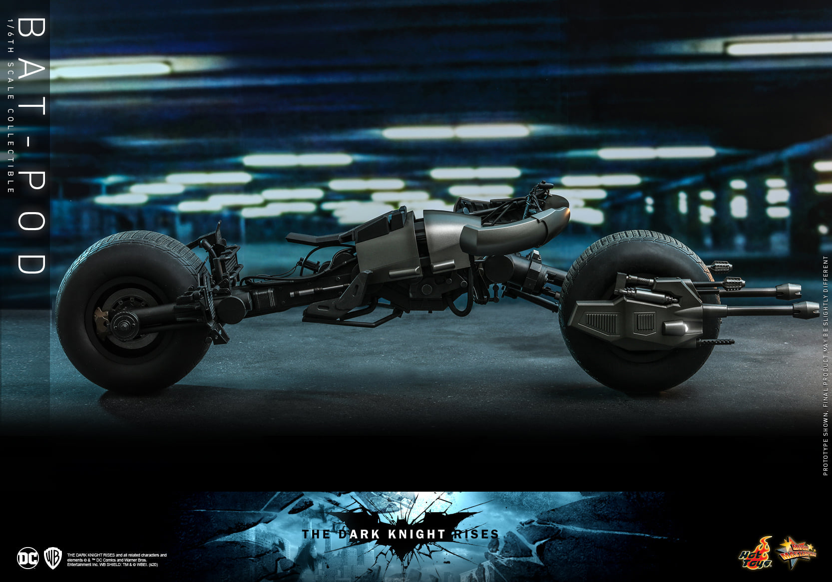 Hot Toys - MMS591 - The Dark Knight Rises - Bat-Pod (1/6 Scale) - Marvelous Toys