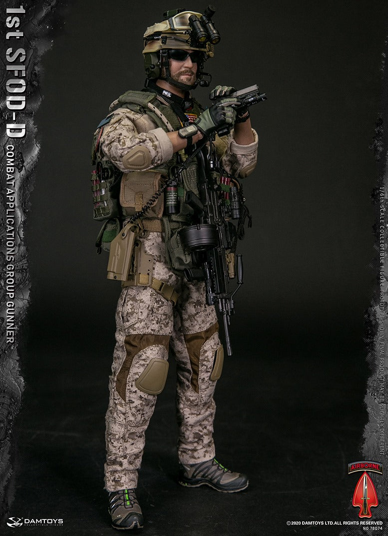 Damtoys - Elite Series - 1st SFOD-D Combat Applications Group Gunner - Marvelous Toys