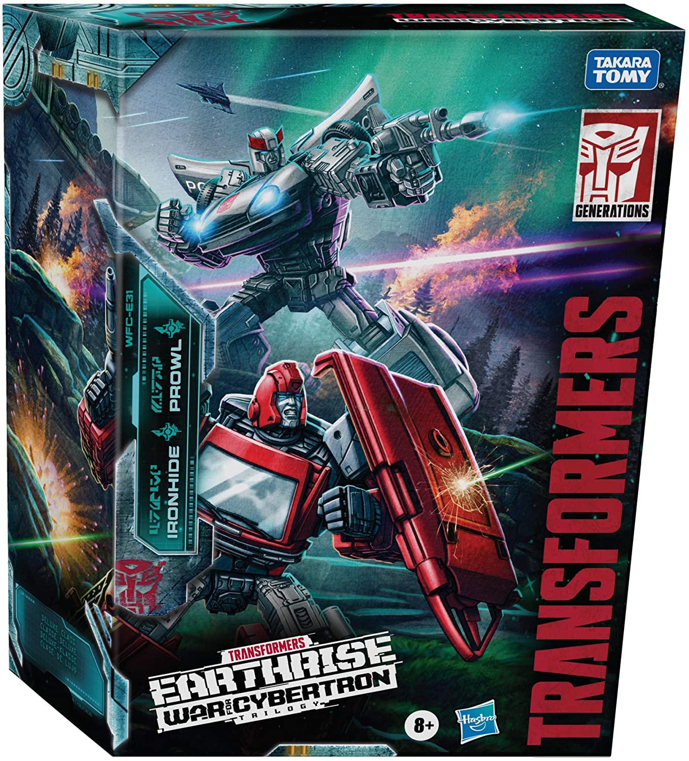 Hasbro - Transformers Generations - WFC: Earthrise - Ironhide &amp; Prowl Boxset (Earth Mode) - Marvelous Toys