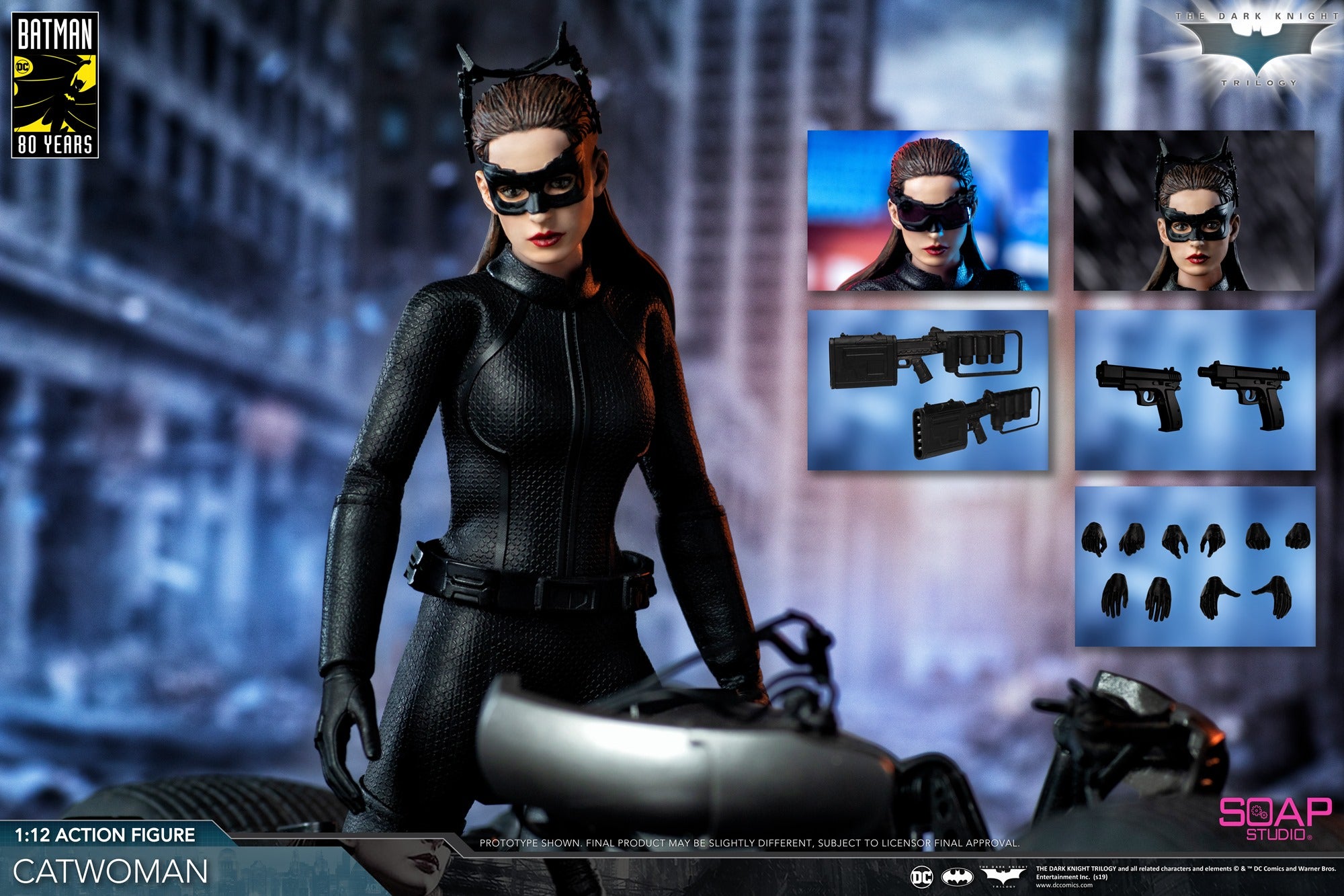 Soap Studio - The Dark Knight Rises - Catwoman (1/12 Scale) - Marvelous Toys