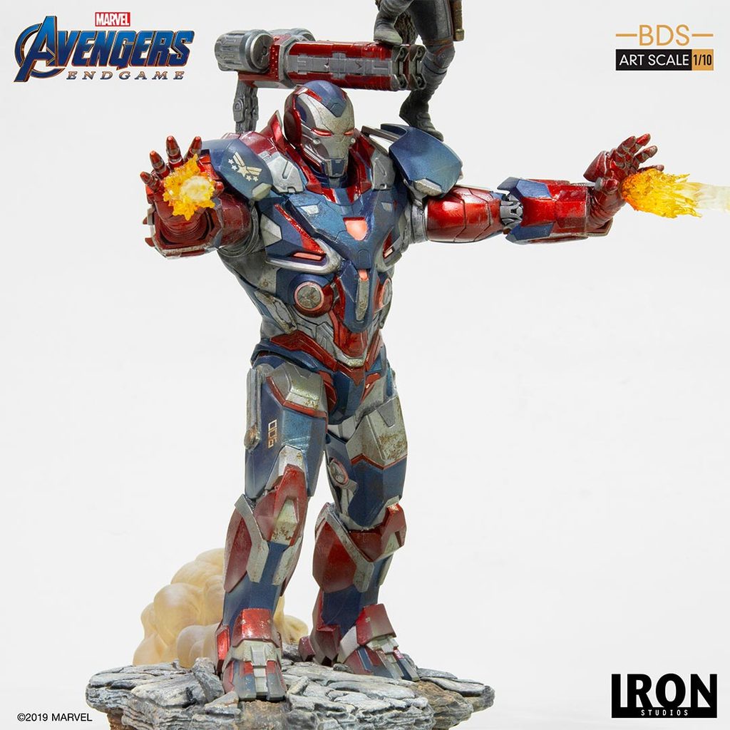 Iron Studios - BDS Art Scale 1:10 - Avengers: Endgame - Iron Patriot and Rocket - Marvelous Toys