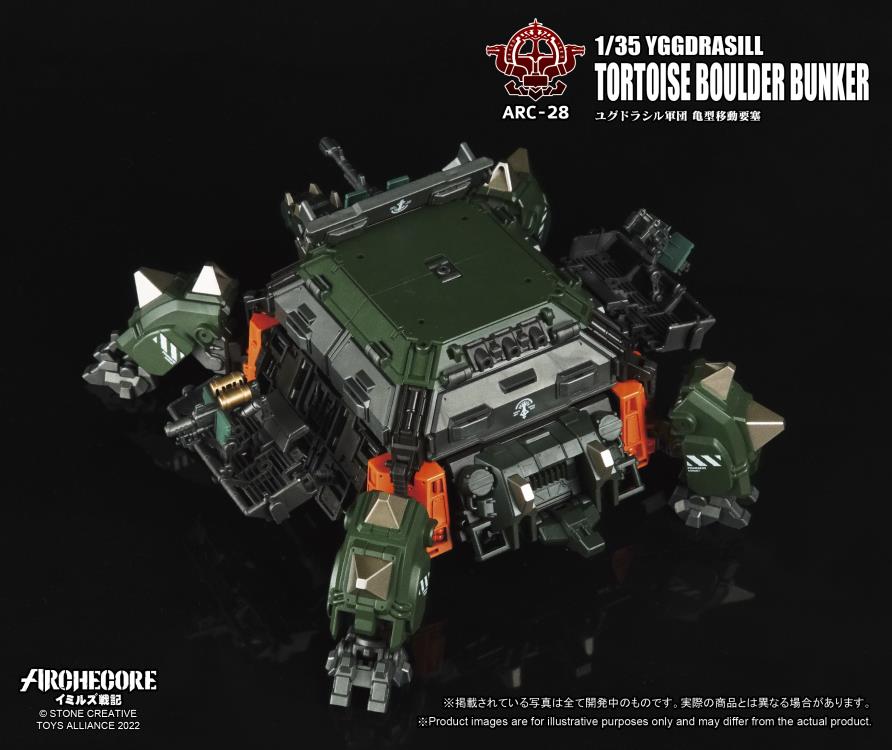 Toys Alliance - Archecore ARC-28 - Yggdrasill Tortoise Boulder Bunker - Marvelous Toys