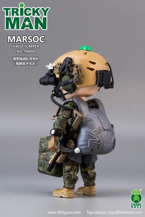 Figure Base - Tricky Man 5&quot; Series - TM008 - MARSOC Halo Jumper - Marvelous Toys