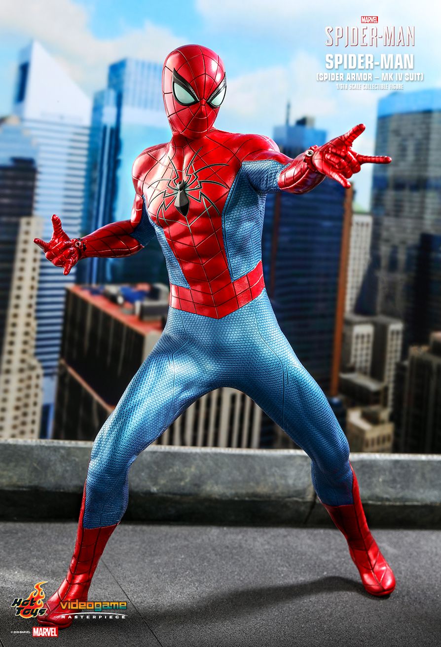 Hot Toys - VGM43 - Marvel&#39;s Spider-Man (PS4) - Spider-Man (Spider Armor - MK IV Suit) - Marvelous Toys