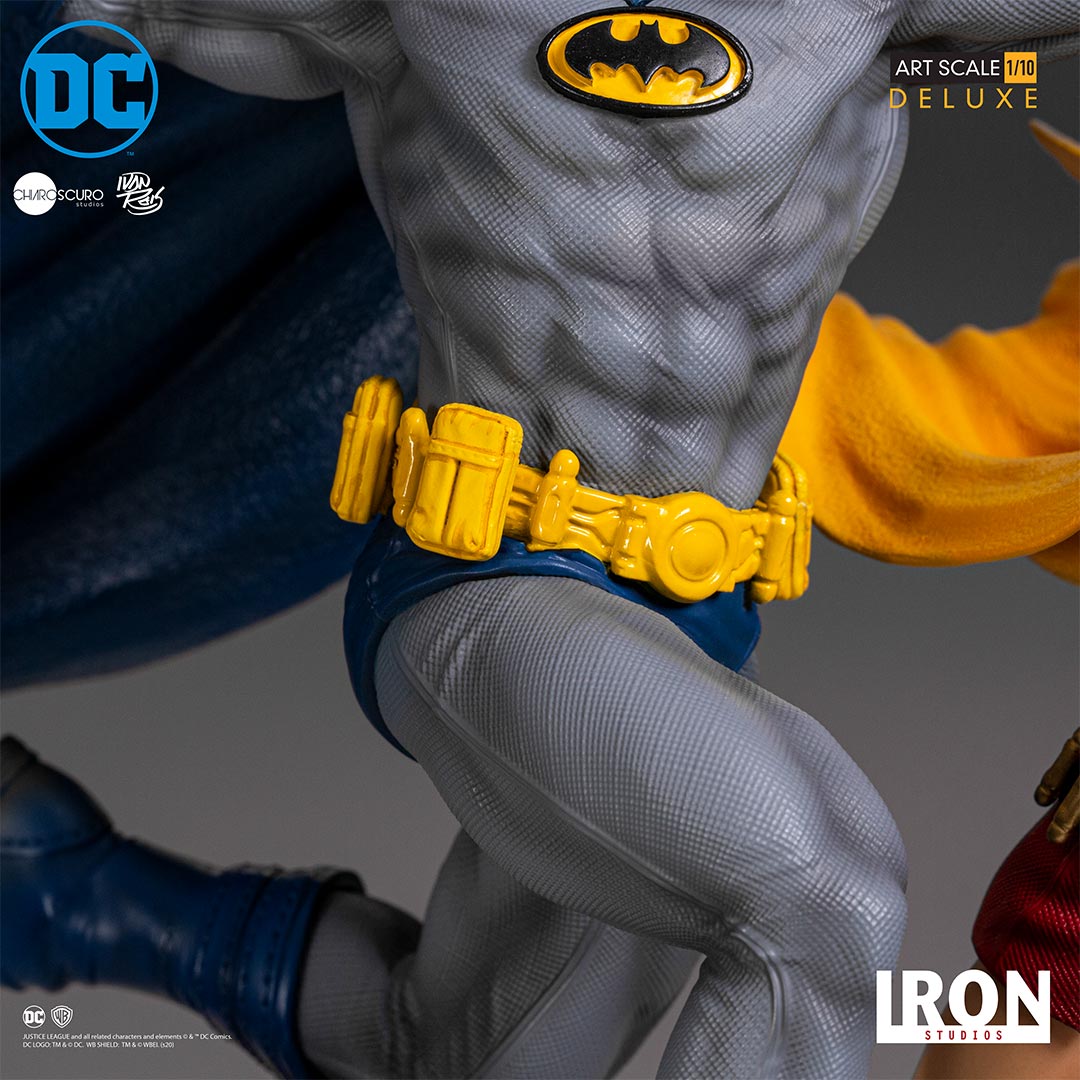 Iron Studios - Deluxe Art Scale 1:10 - DC Comics by Ivan Reis - Batman &amp; Robin - Marvelous Toys