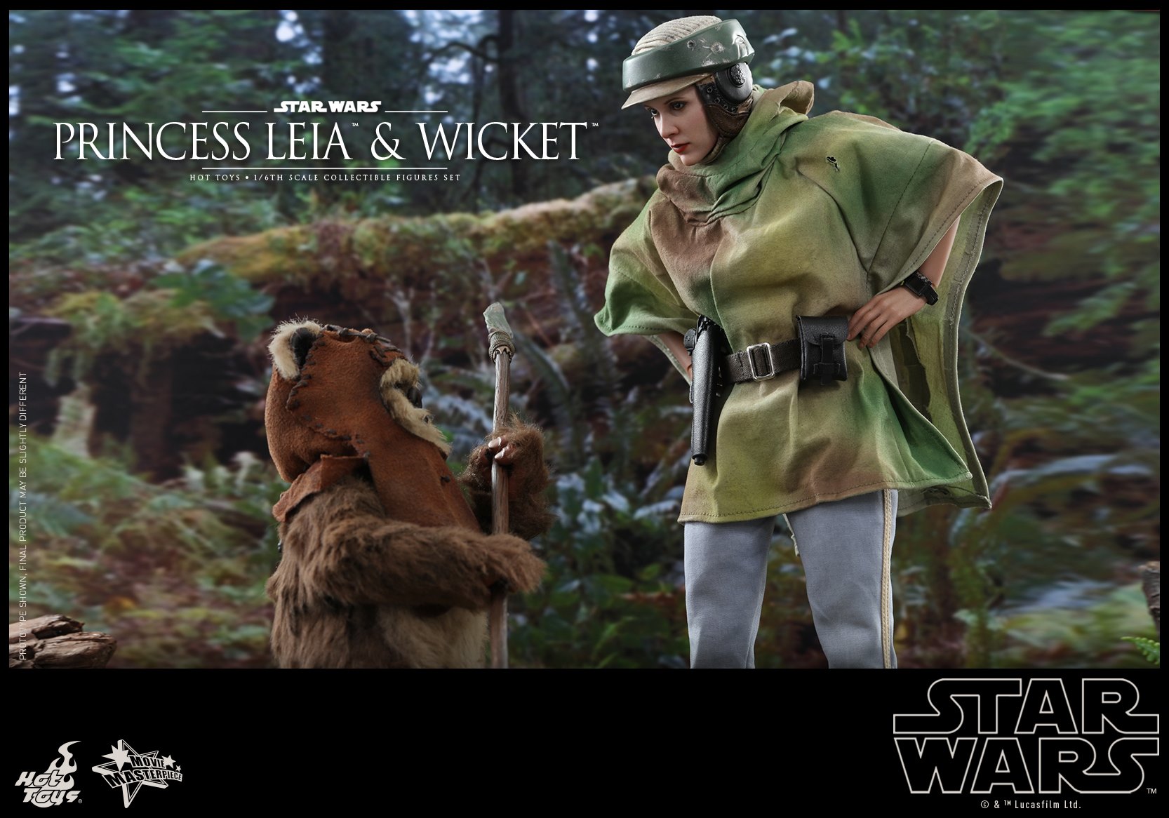 Hot Toys - MMS551 - Star Wars: Return of the Jedi - Princess Leia and Wicket - Marvelous Toys