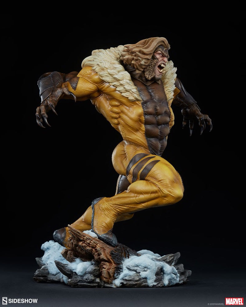 Sideshow Collectibles - Premium Format Figure - Marvel&#39;s X-Men - Sabretooth - Marvelous Toys