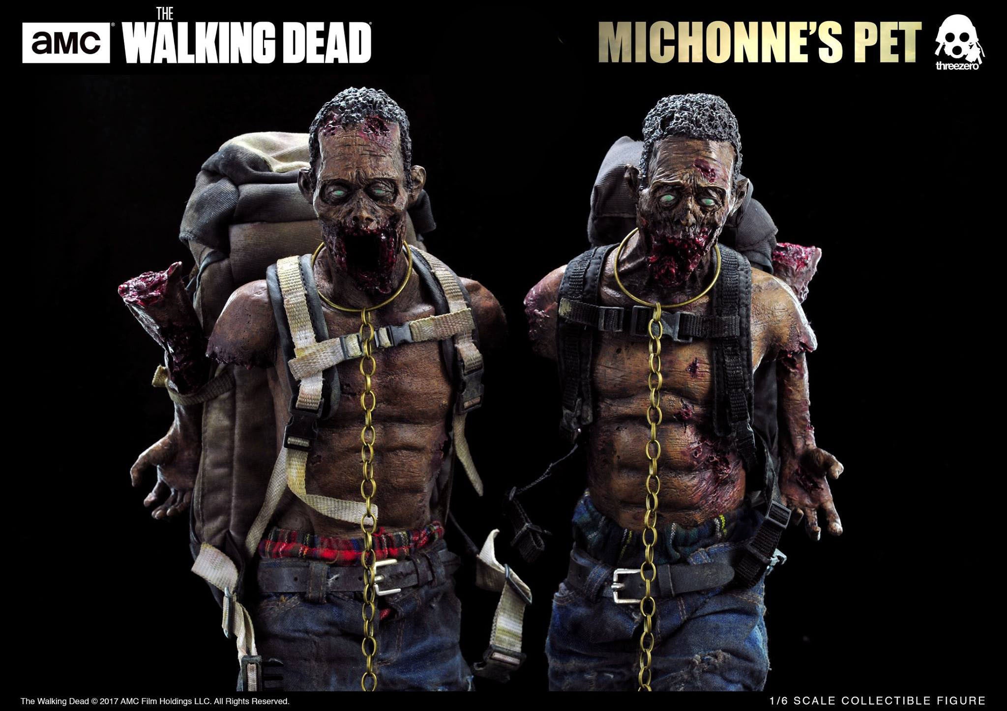 ThreeZero - The Walking Dead - Michonne's Pet Walker Twin Pack