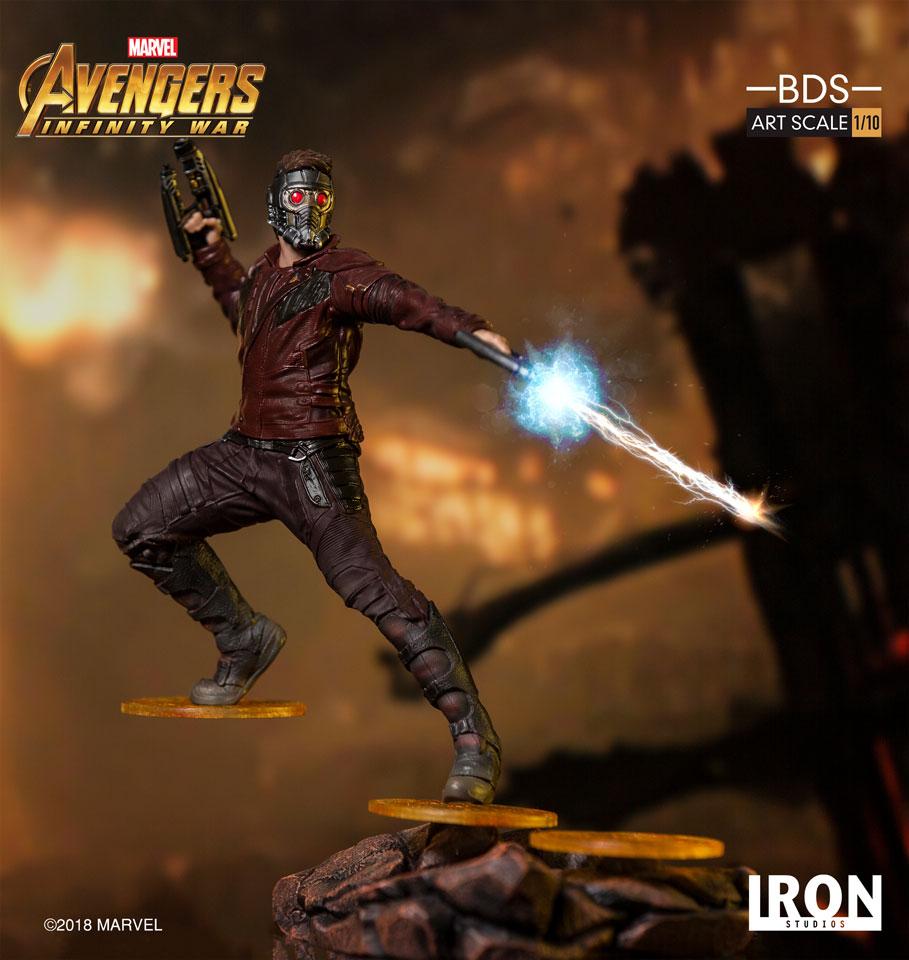 (IN STOCK) Iron Studios - 1:10 BDS Art Scale Statue - Avengers: Infinity War - Star-Lord (Peter Quill)