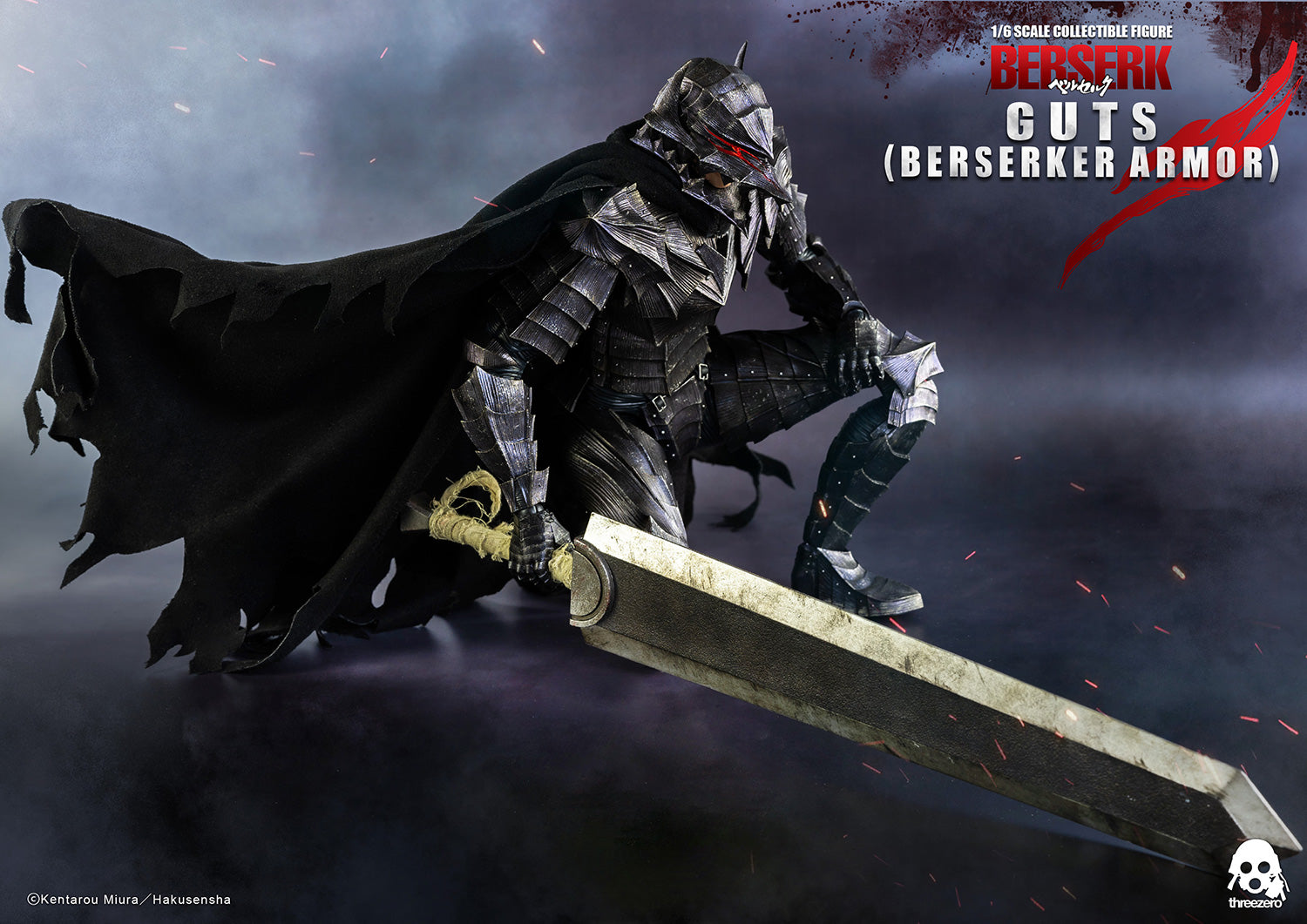 ThreeZero - Berserk - Guts (Berserker Armor) (1/6 Scale) - Marvelous Toys