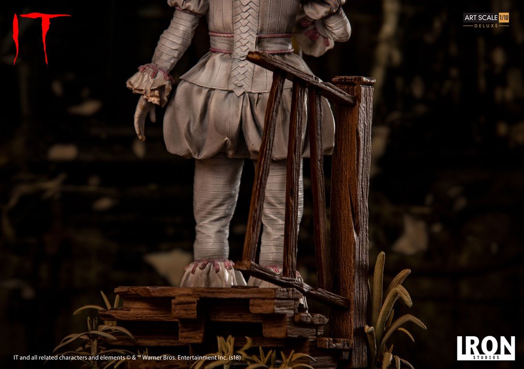 Iron Studios - 1/10 Art Scale Statue - It - Pennywise (Deluxe Edition) - Marvelous Toys