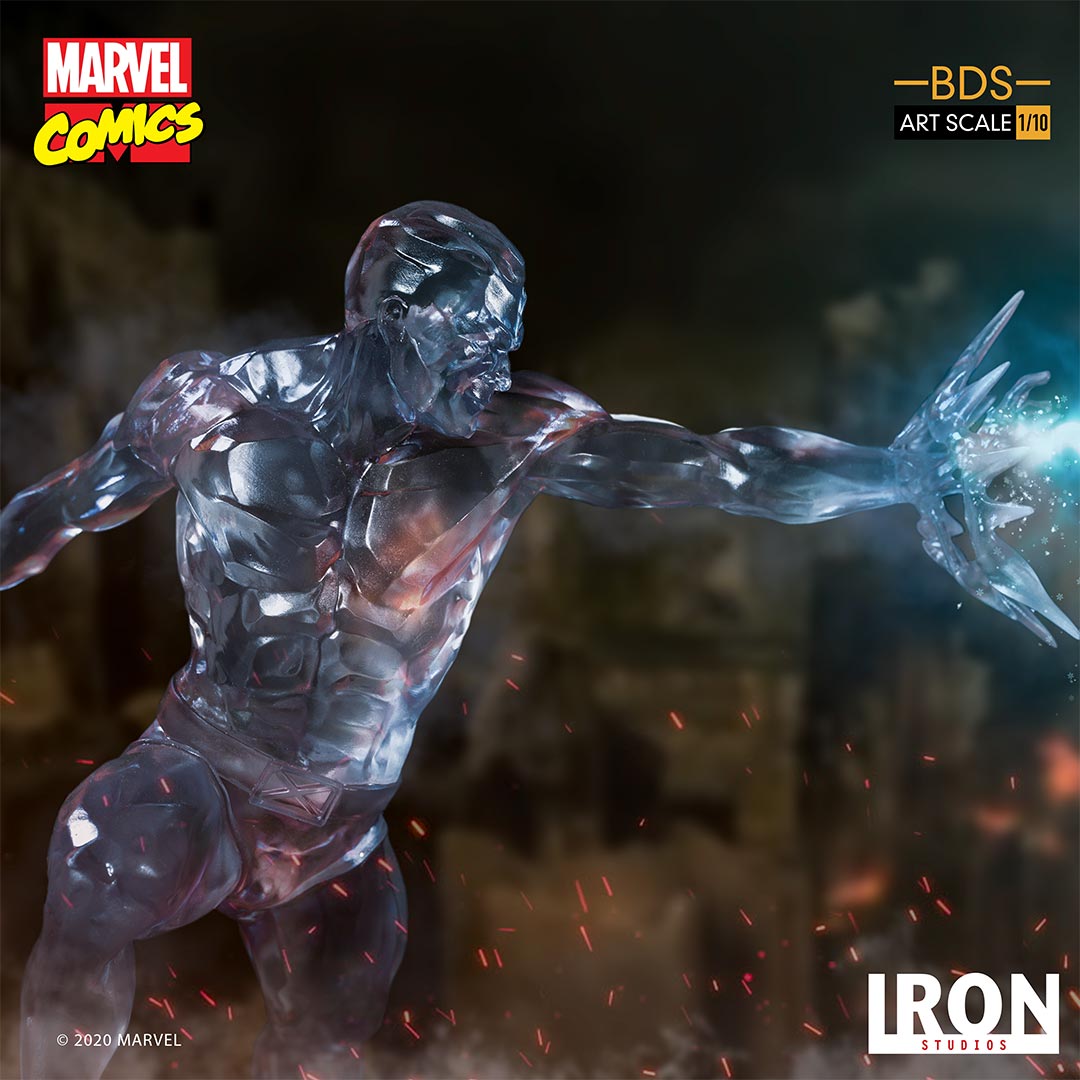 Iron Studios - BDS Art Scale 1:10 - Marvel&#39;s X-Men - Iceman - Marvelous Toys