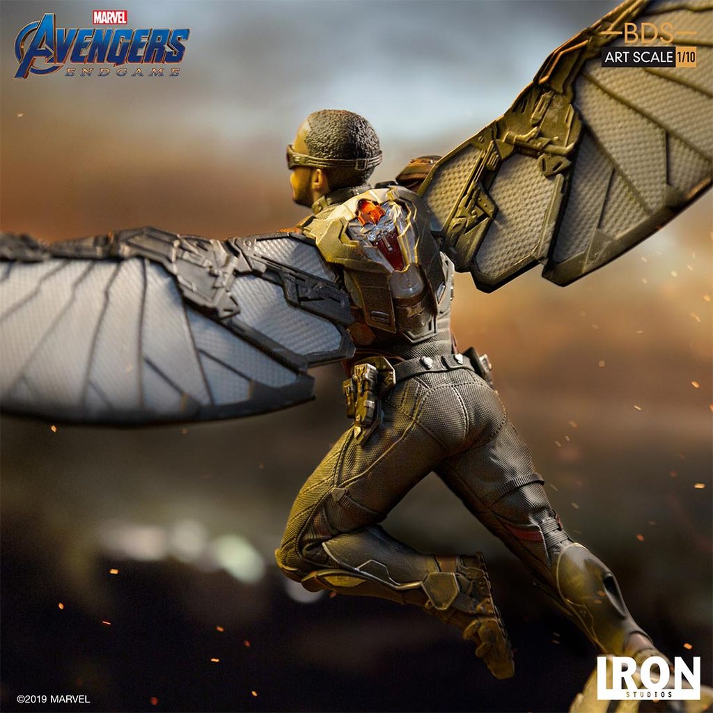 Iron Studios - BDS Art Scale 1:10 - Avengers: Endgame - Falcon - Marvelous Toys